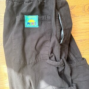 Black MEALS Pants